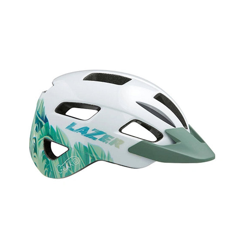 Casco Ciclismo LAZER Gekko Infantil Blanco Tropical